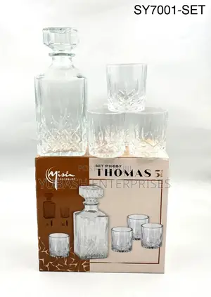 5pcs Quality Decanter Set (1decanter +4glasses)