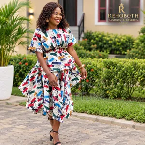 Ankara Two Piece Top and Skirt