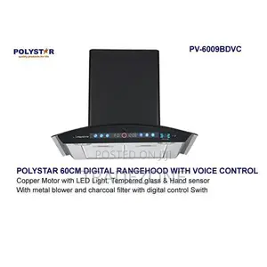 Polystar 60CM Digital Cooker Hood With Voice Control