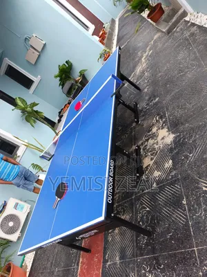 Standard American Fitness Outdoor Table Tennis Board With Full Items