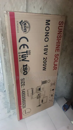 200w 18v Sunshine Solar Panel Mono