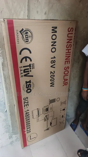 200w 18v Sunshine Solar Panel Mono
