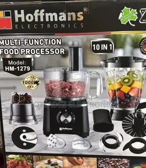 Hoffmans 10in1 Heavy Duty  Copper Coil Multifunction Food Processor