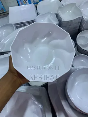 Thick Unbreakable Bowls Flat Plates - Wholesale Bulk Stock Osogbo/Dz