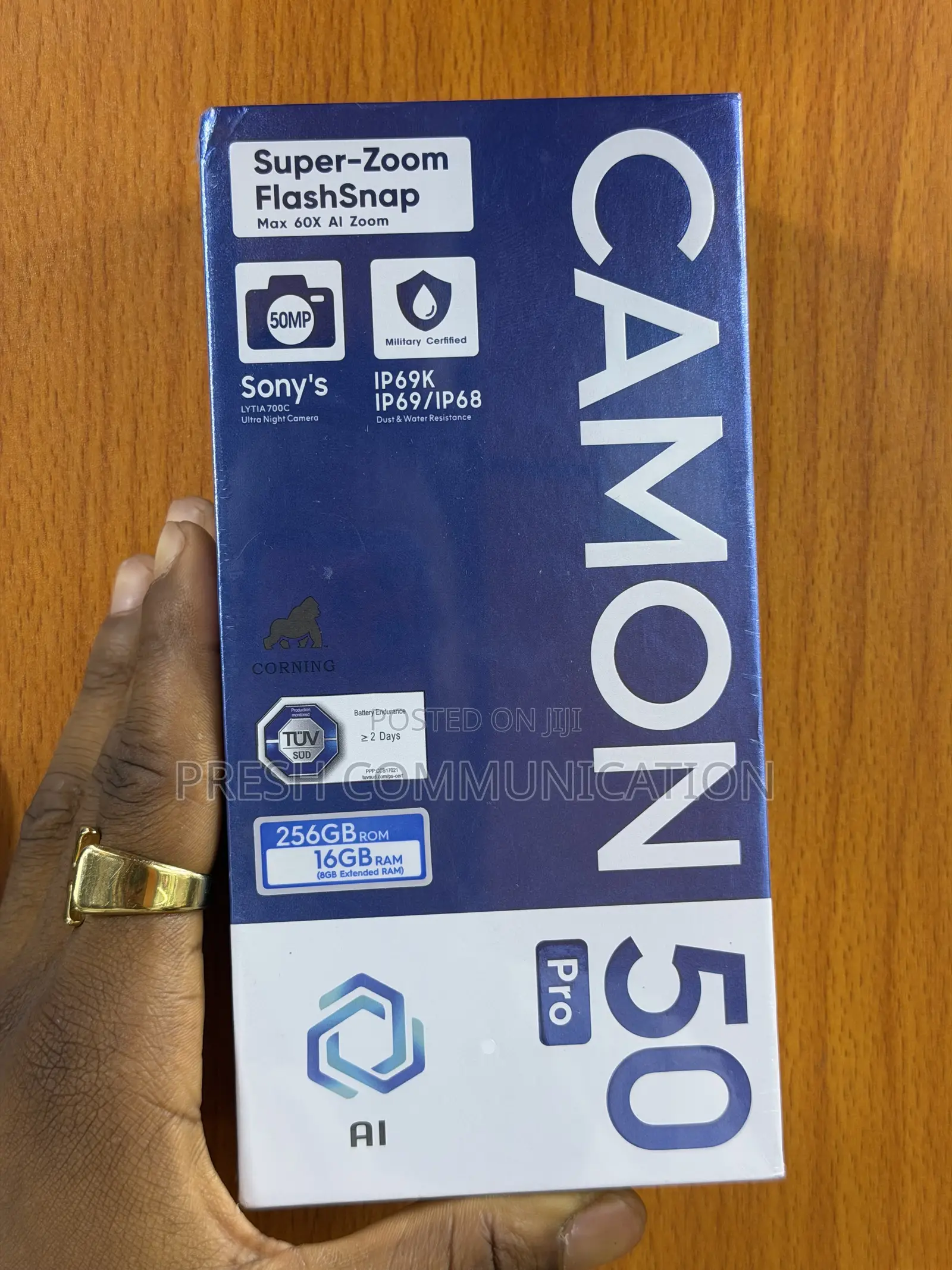 New Tecno Camon 50 Pro 256 GB Gray