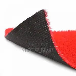 Red, Blue, Black, White Artificial Grass