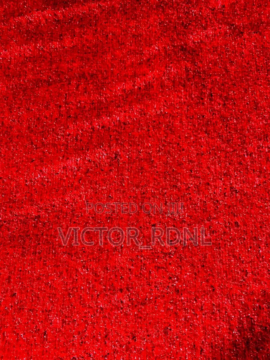 Red, Blue, Black, White Artificial Grass