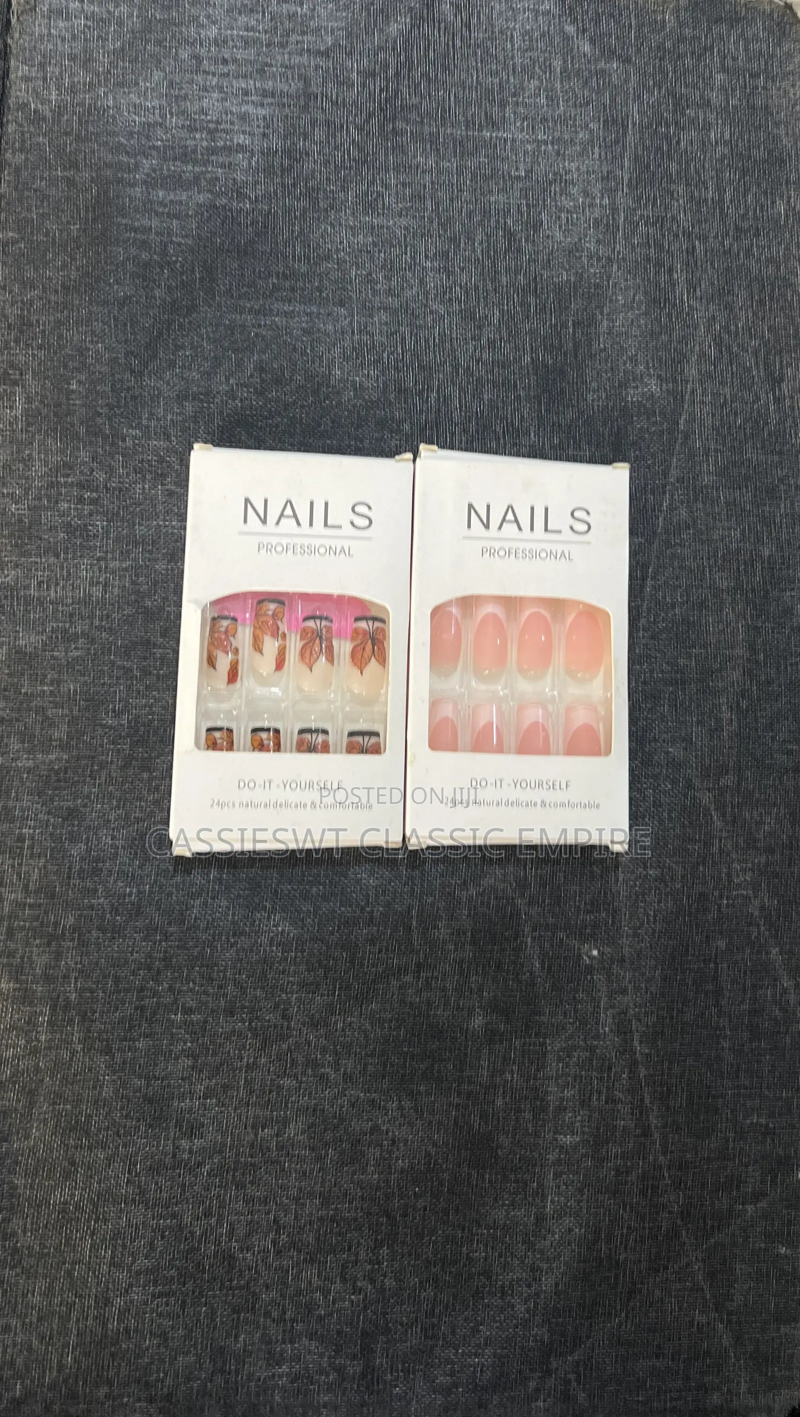 24pcs Natural False Nails | Press-on Nails | DIY Nail Set