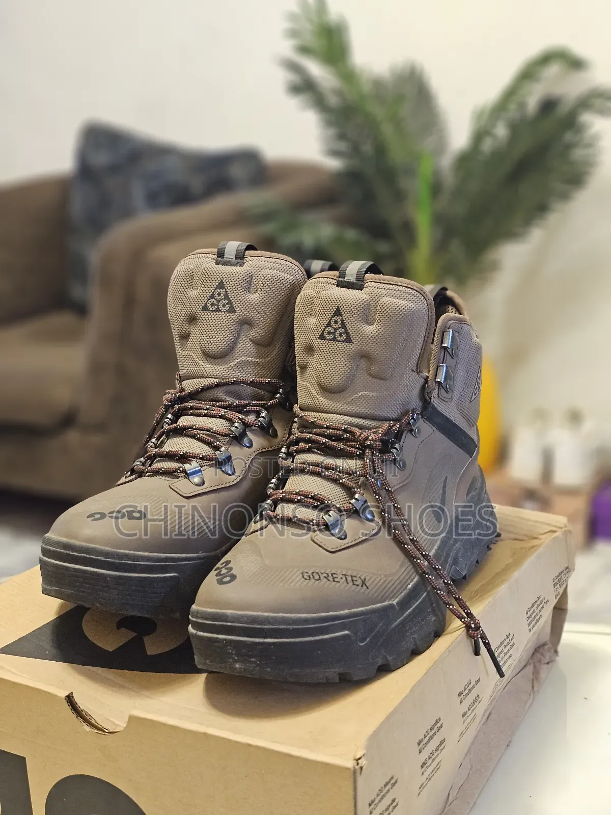 Brown Nike Boots