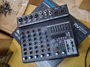 4-Channel Professional Audio Mixer Console.