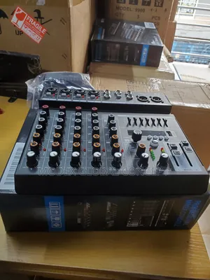 4-Channel Professional Audio Mixer Console.