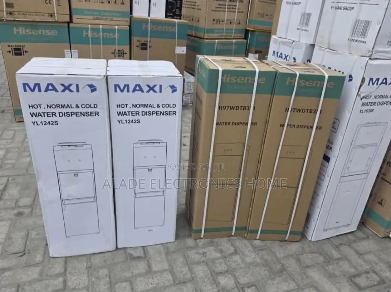 MAXI Water Dispenser (Hot, Cold, Normal). 5yrs Waranty