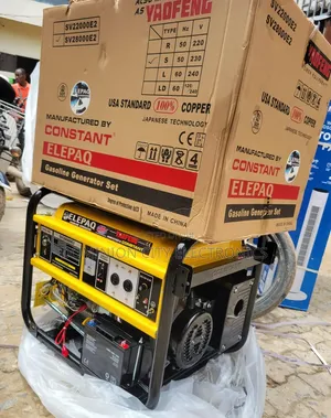 Elepaq Constant Petrol Generator Sv28000e2 100% Copper Coil 12.5kva