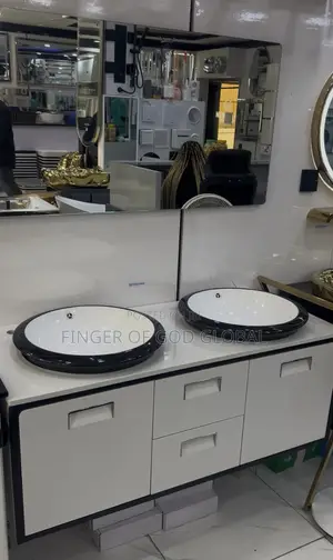 Double Bowl Cabinet Basin