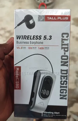 Tallplus S90 Clip on Business Clip Bluetooth Earphone.