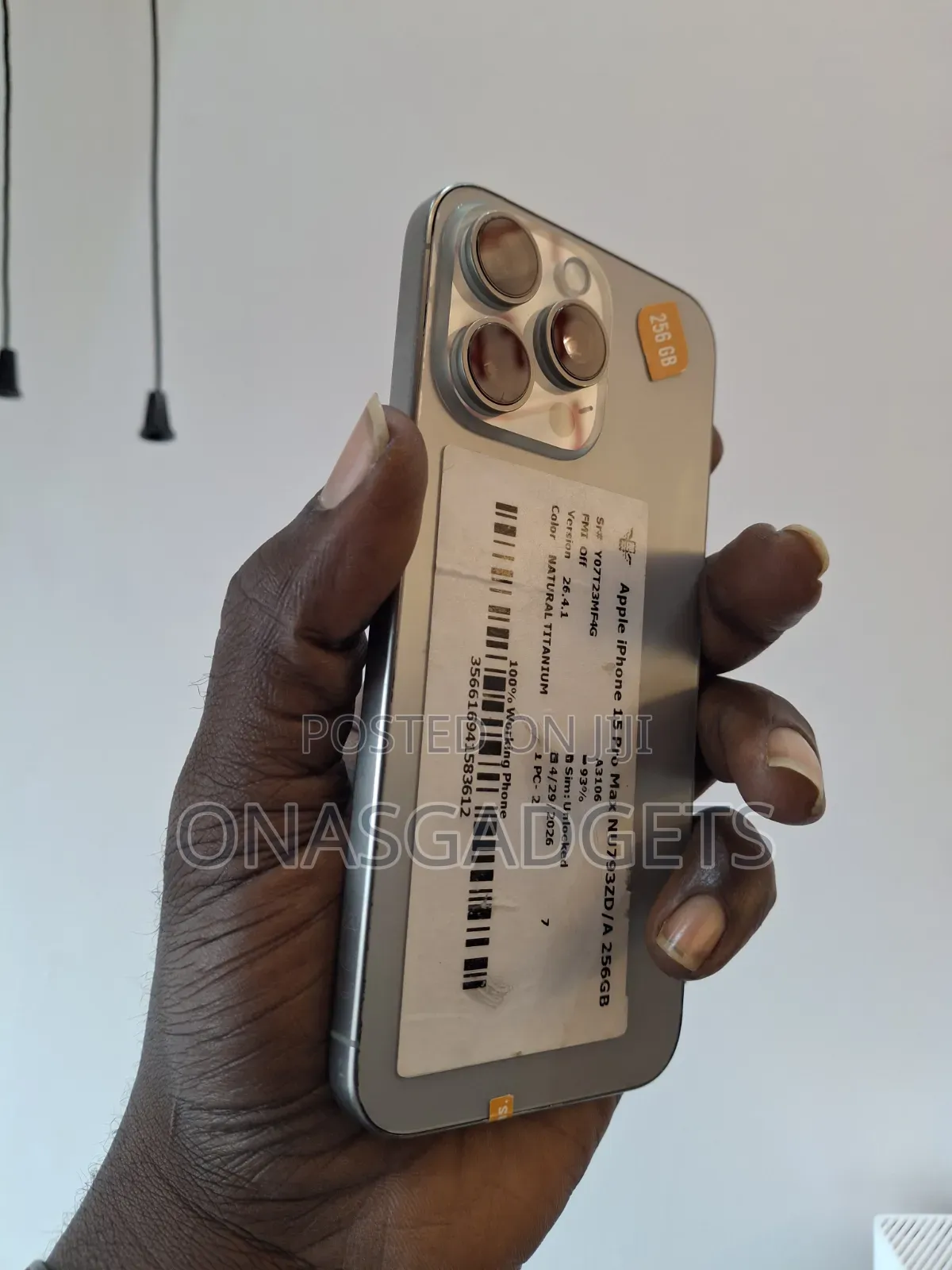 Apple iPhone 15 Pro Max 256 GB Silver