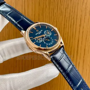 Patek Phillipe Leather Chronograph Watch
