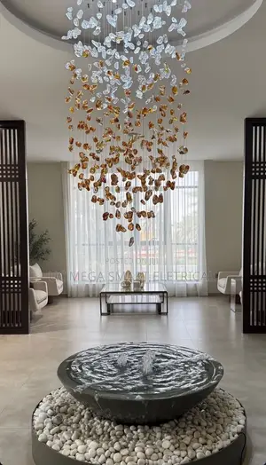 Modern Hanging Lights Hotel Lobby Chandelier for High Ceiling