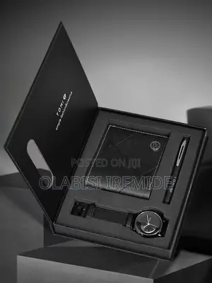 TOMI Luxury 3-in-1 Gift Set - Wristwatch + Wallet + Pen + Box