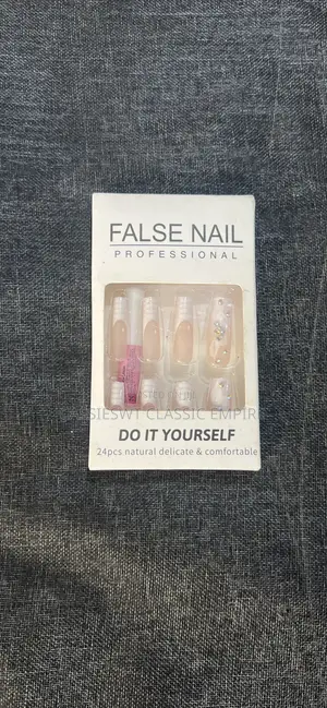 24pcs Natural False Nails | Press-on Nails | DIY Nail Set
