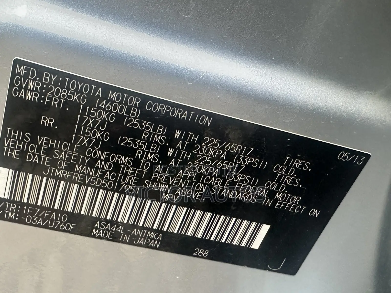 Toyota RAV4 2013 Silver