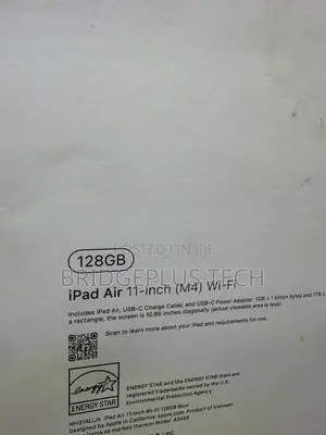 New Apple iPad Air 128 GB Blue