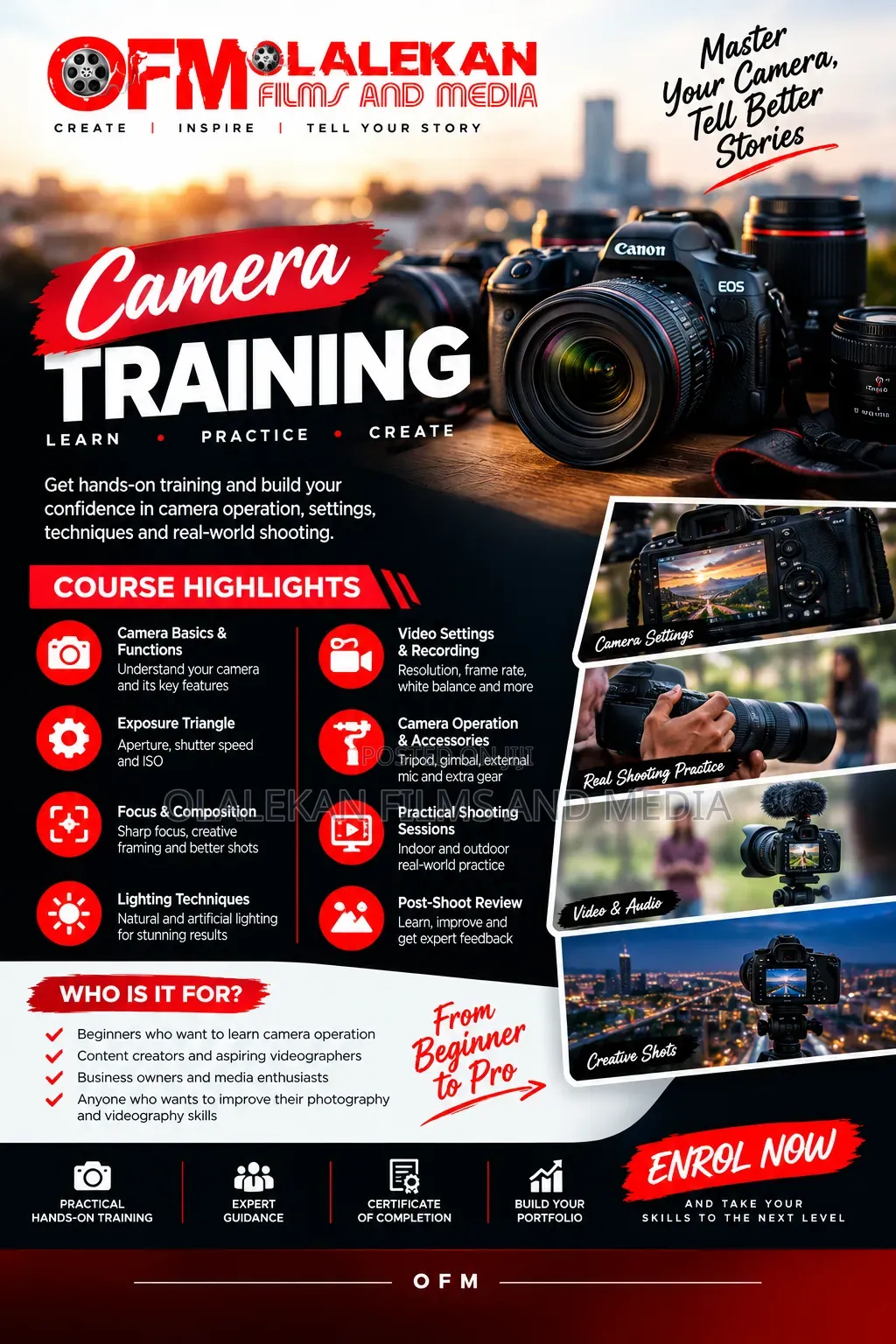 Camera Training Class