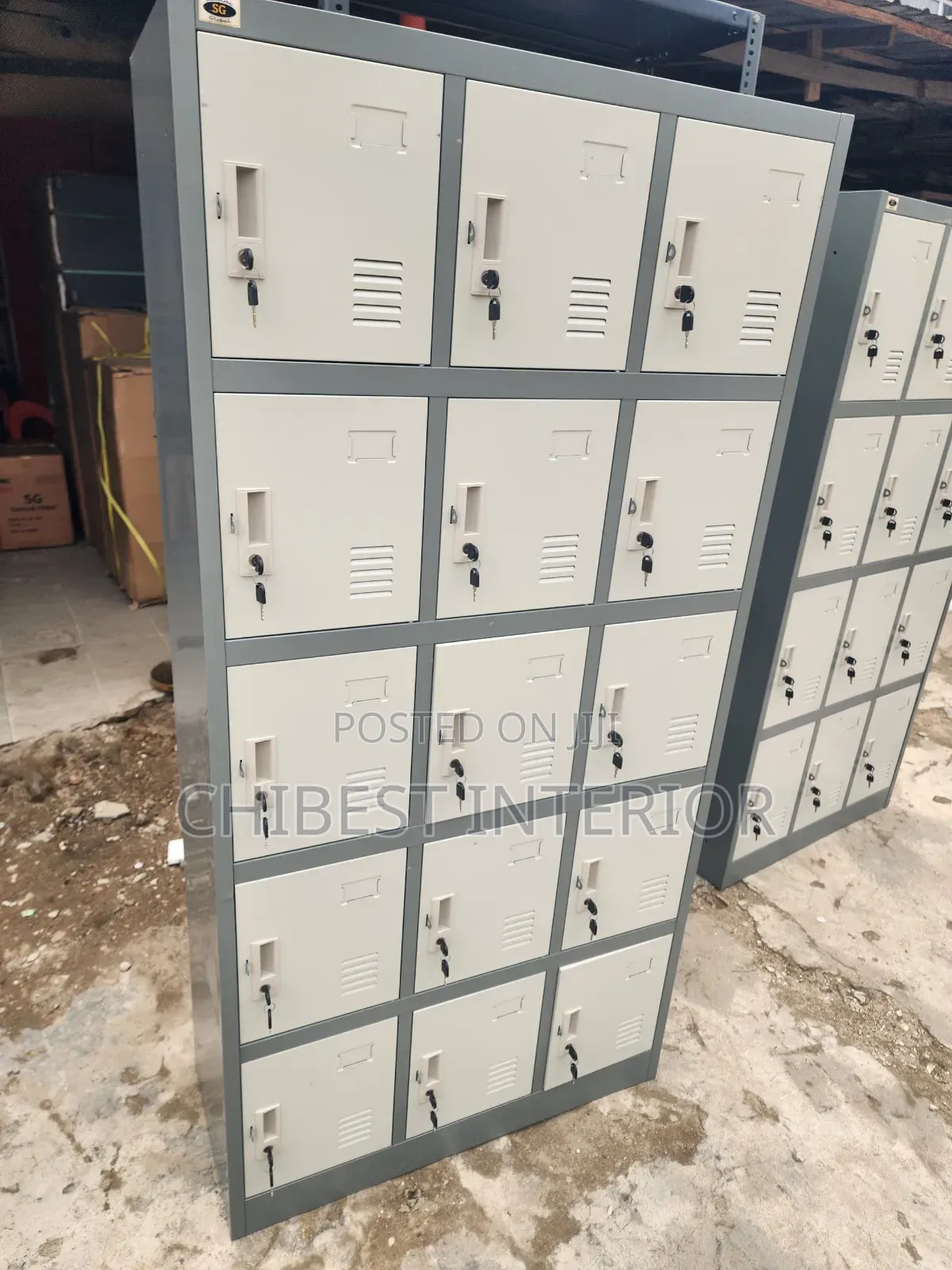 Executive Imported Metal 15doors Staff Locker.