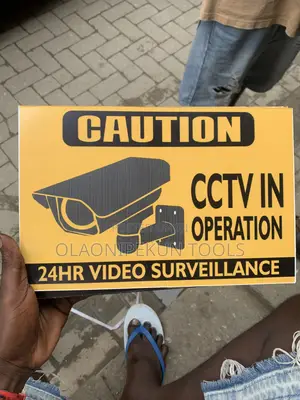 Caution CCTV
