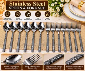 Stainless Steel Dining Spoons Forks