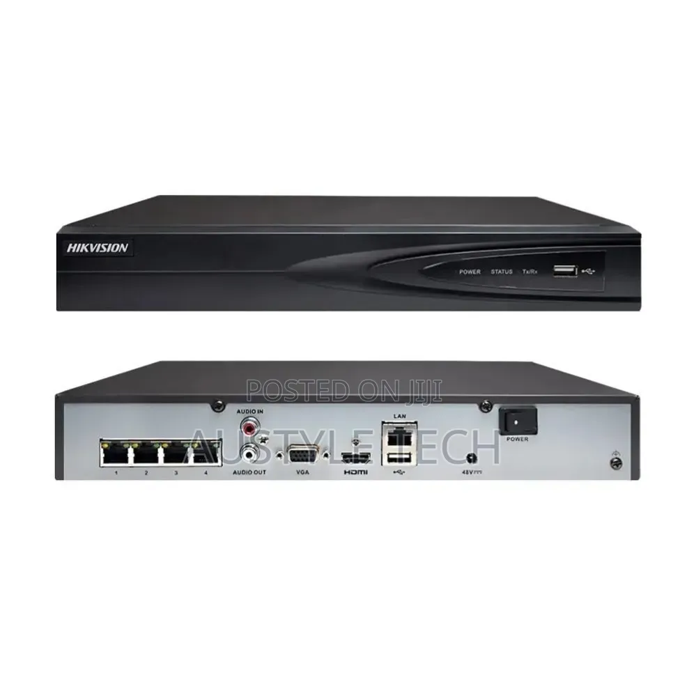 Hiksivion 4channels NVR With Poe