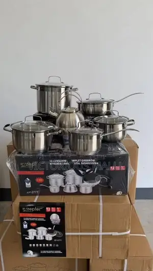Original Zepter Stainless Steel 12pc Cookware Pot Set