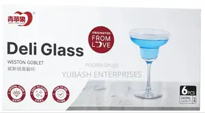 6pcs Quality Weston Goblet Deli Glass