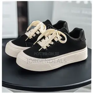 Men’s Casual Sneakers With Chunky Sole - Black