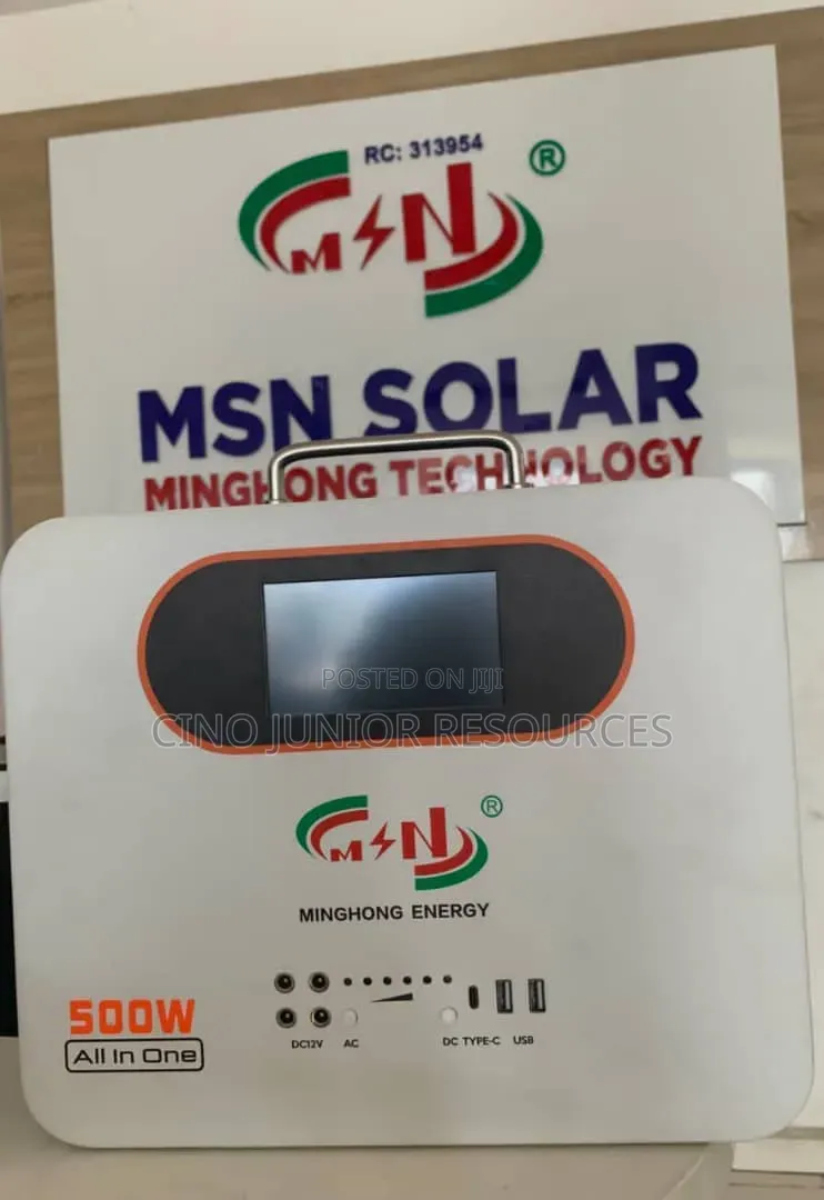 500w 1kwh Solar Generator With Display