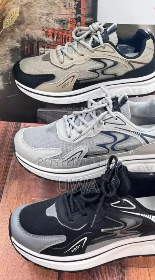 Men's Chunky Mesh Athletic Sneakers