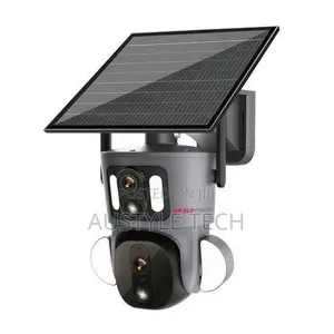 Solar Powered 4g Simcard Dual Lens Rotational CCTV Camera