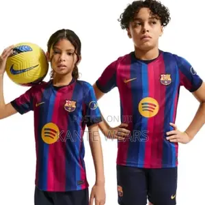 Kids Barcelona 2026/2027 Home Kit Jersey - Top Shorts