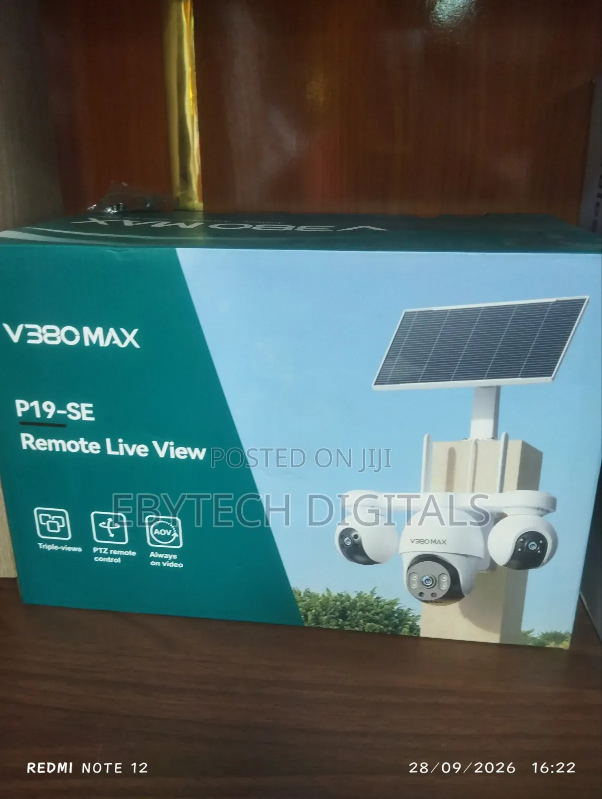 V380 Max 3Lens Auto Rotating Camera
