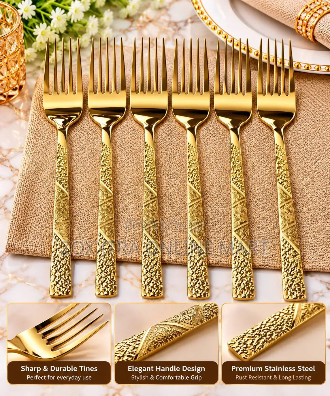 Stainless Steel Dining Spoons Forks