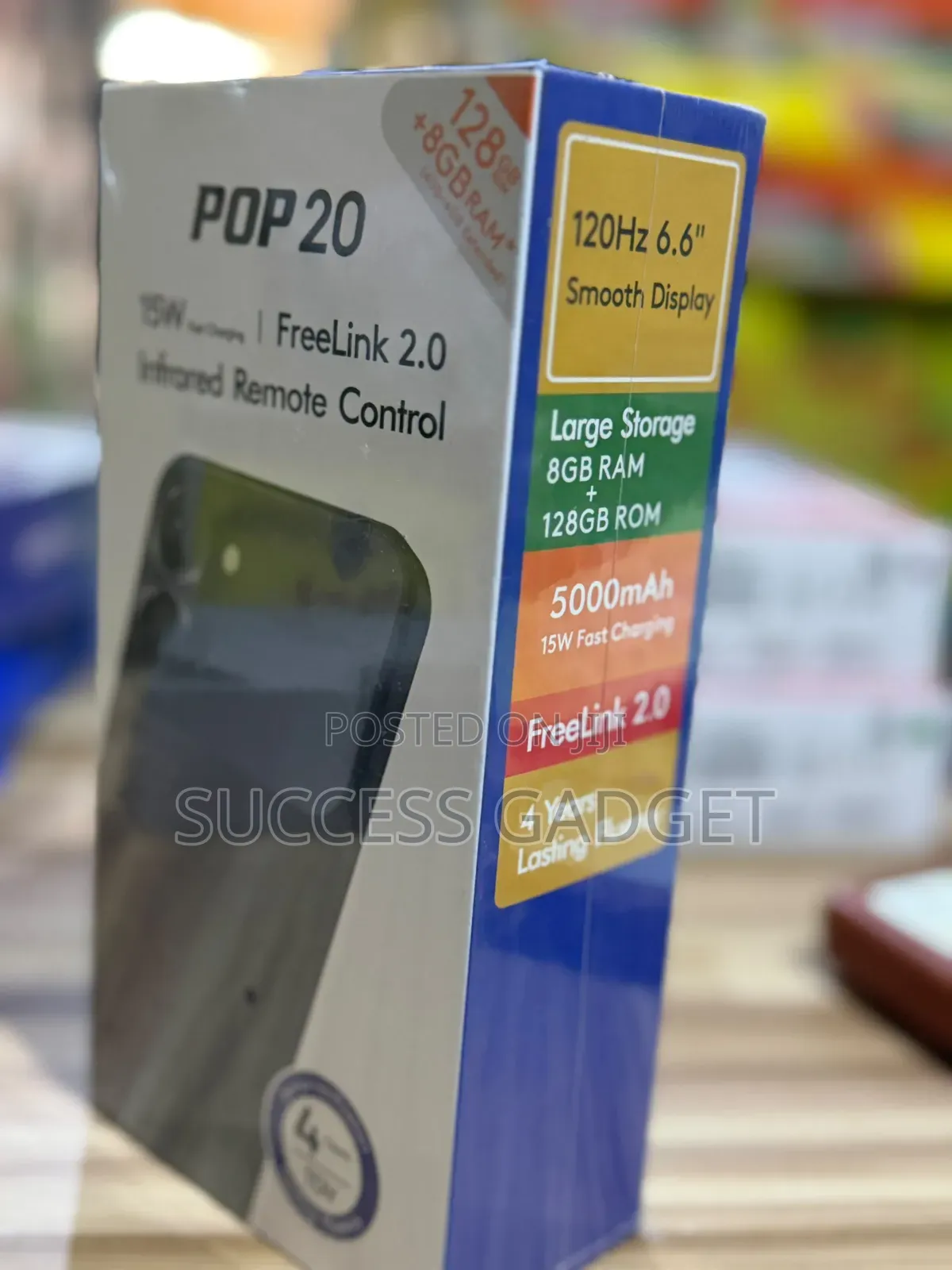 New Tecno Pop 20 128 GB Black