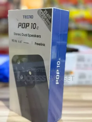 New Tecno Pop 10C 128 GB Black