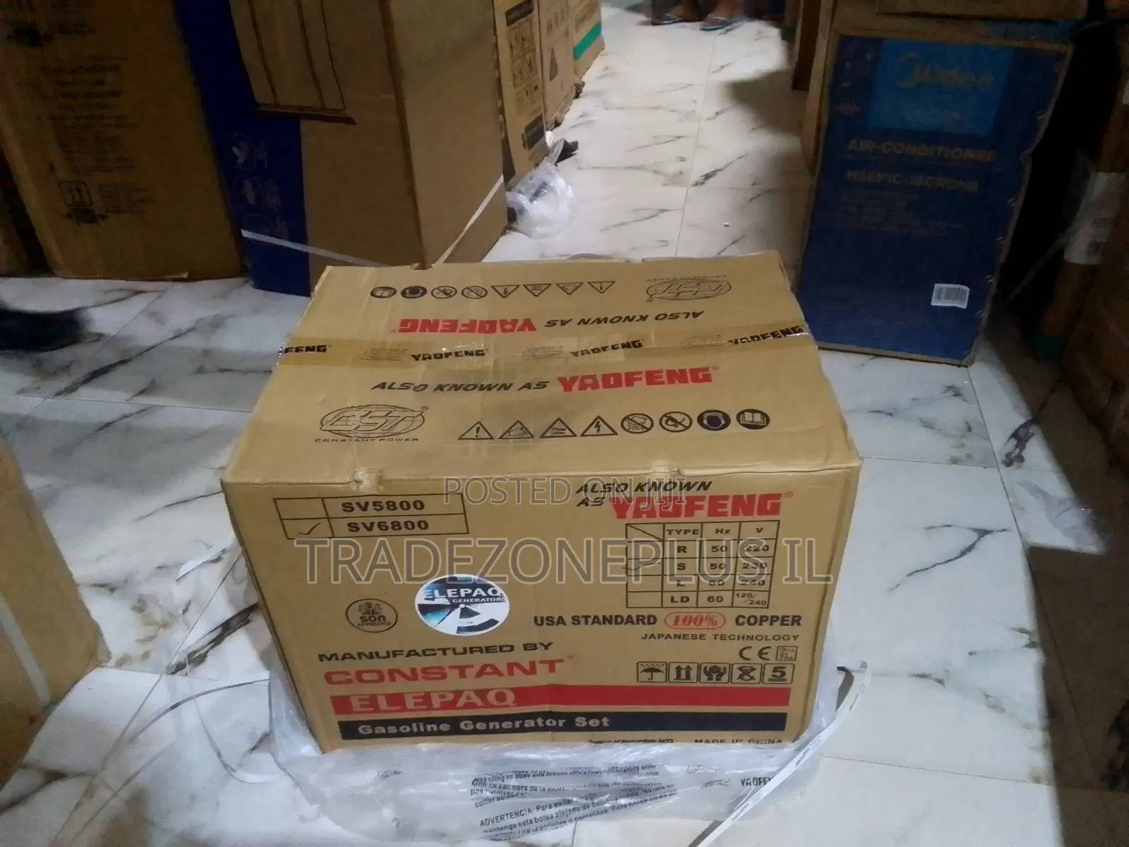 New Elepaq SV6800 4.5KVA 100% Copper Coil