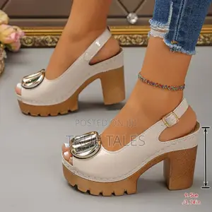 Ladies Block Heel Sandals #OS