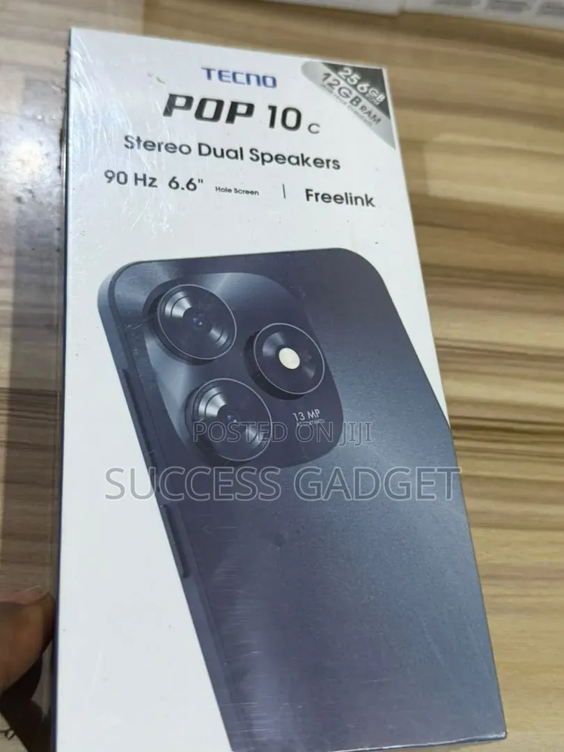 New Tecno Pop 10C 128 GB Black
