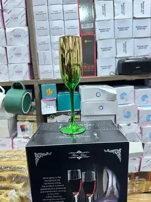 6pcs Quality Double Colour Champagne Glass
