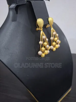 Quality Plated Gold Earring