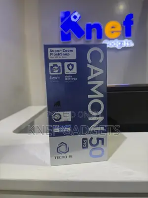 New Tecno Camon 50 Pro 256 GB Black