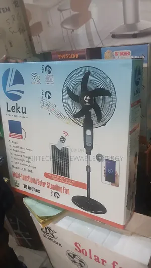 Rechargeable Fan With Inbuilt MP3 Player