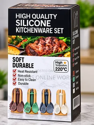 6pcs Silicone Spoon Set